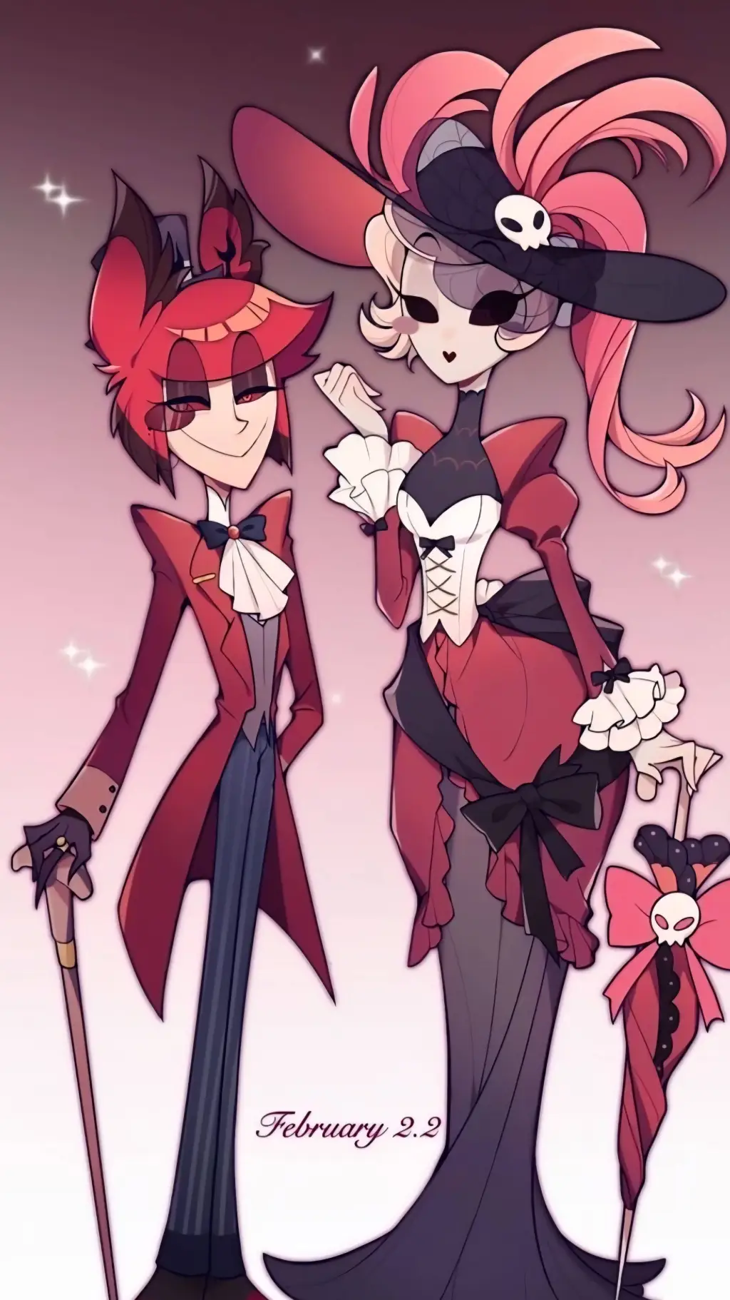 ai character: Alastor x U(Rosie) background