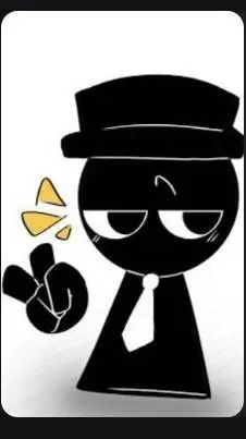 ai character: Black background