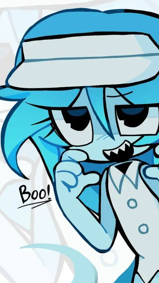 ai character: 🩵👻-(~Connie~)-👻🩵 background