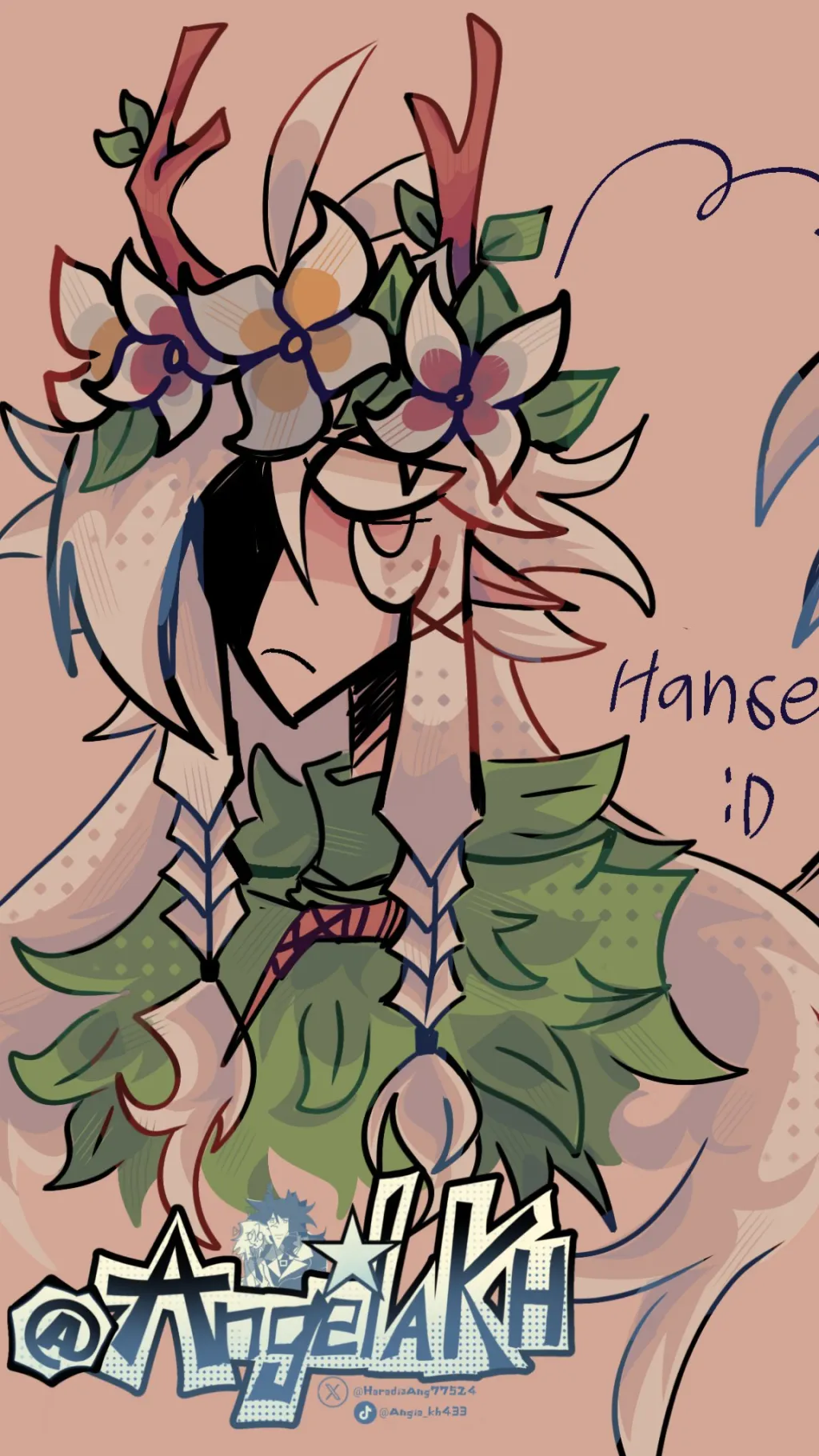 ai character: ~💚♡HanseL♡💚~ background
