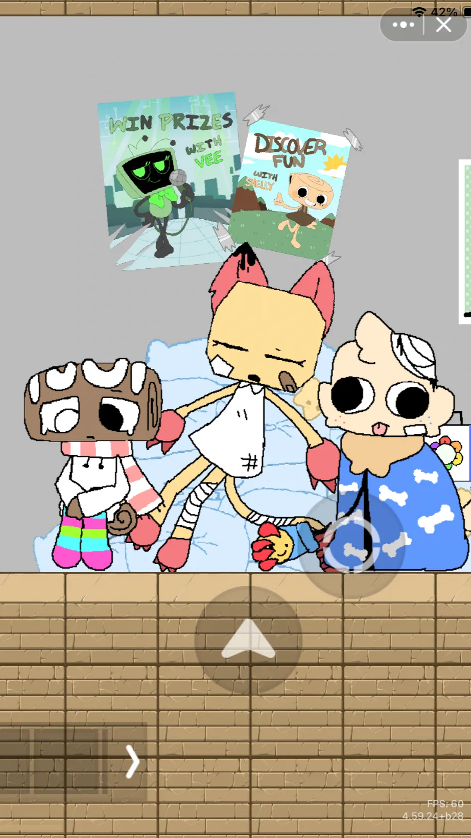 ai character: ..Dandy's World..? background