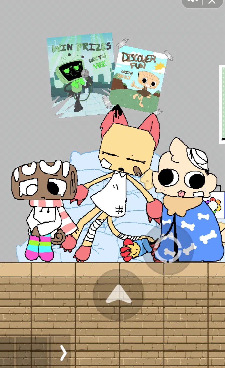 chat with ai character: ..Dandy's World..?