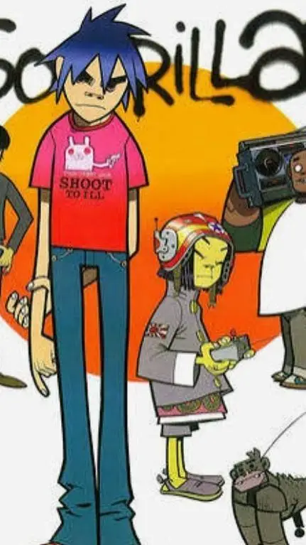 ai character: Gorillaz background