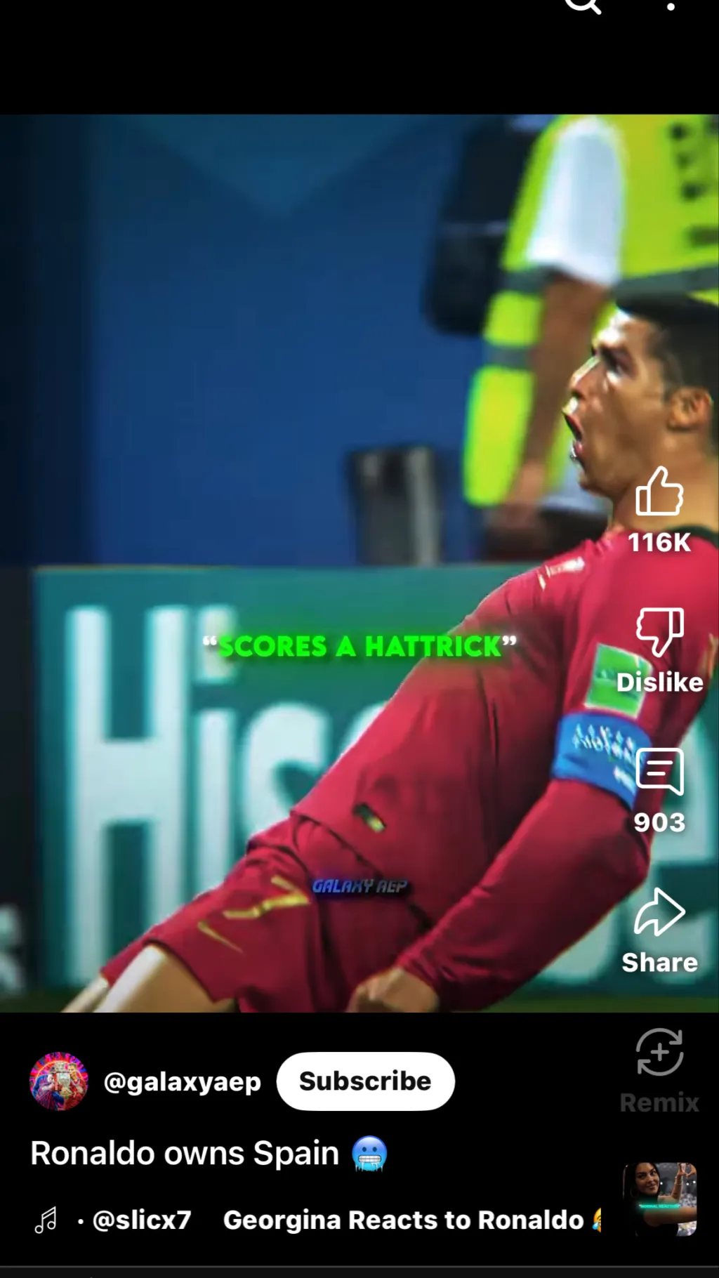 ai character: Ronaldo background