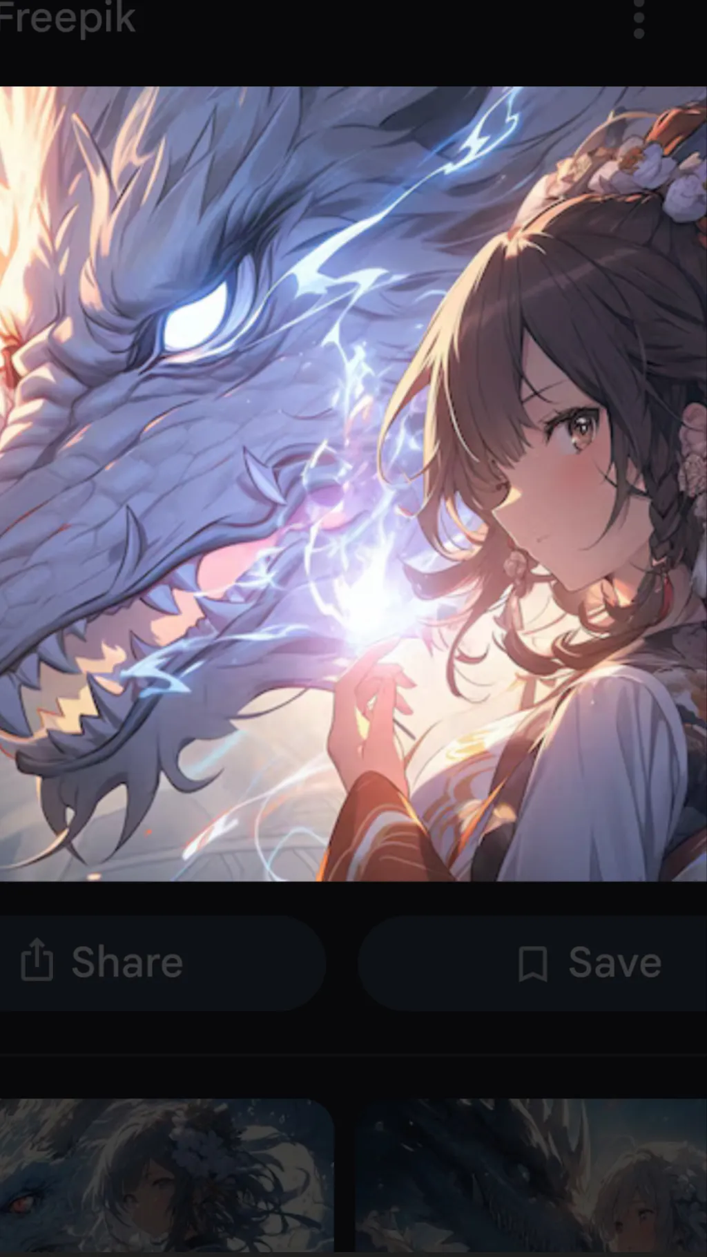 ai character: Dragon queen background