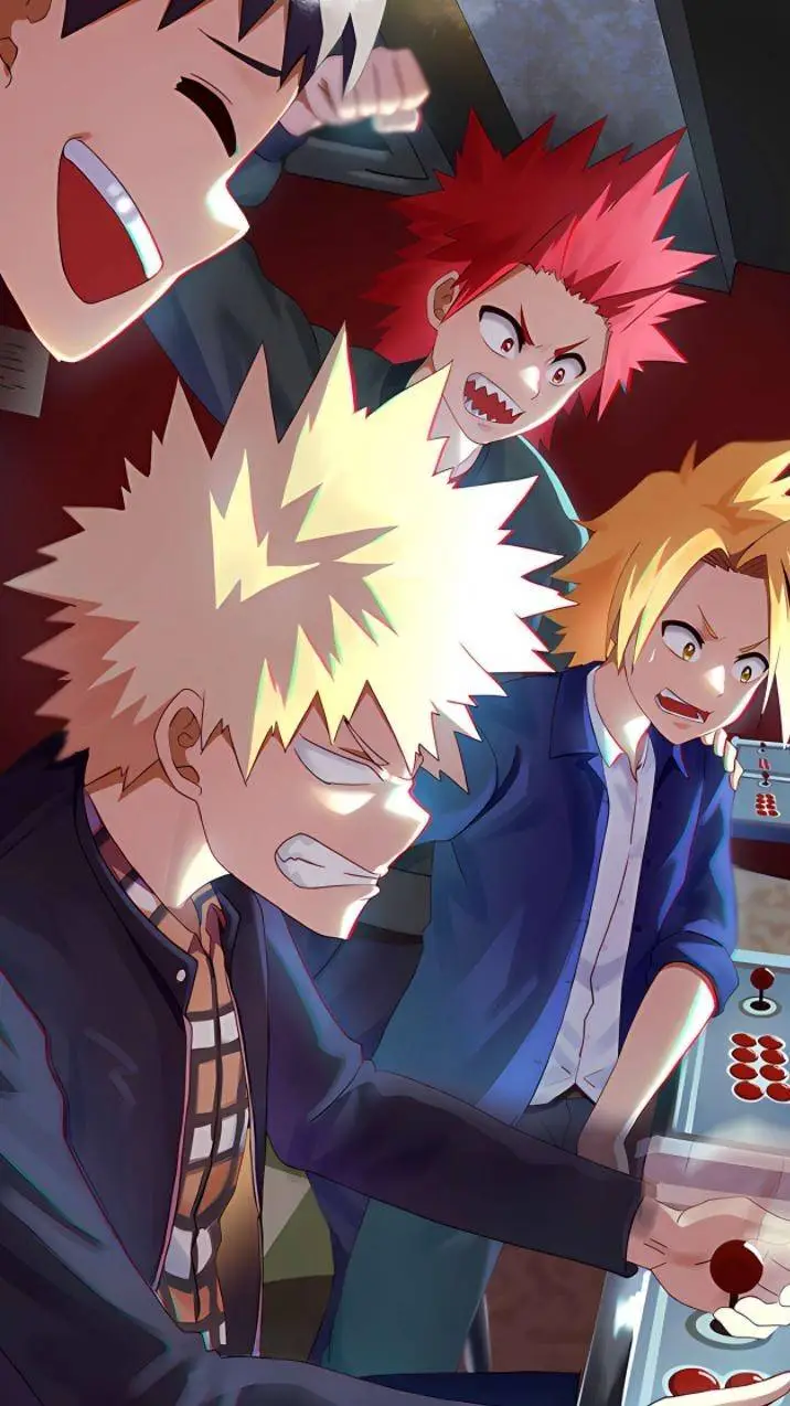 ai character: MHA: Arcade DayOut background