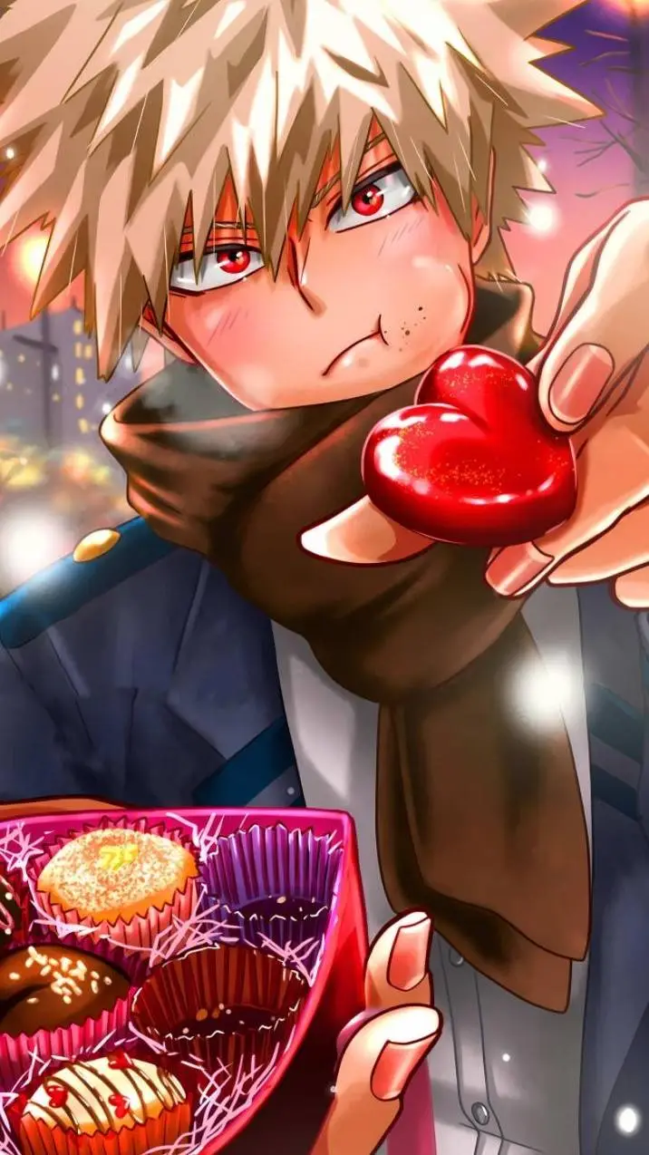 ai character: Katsuki Bakugo background