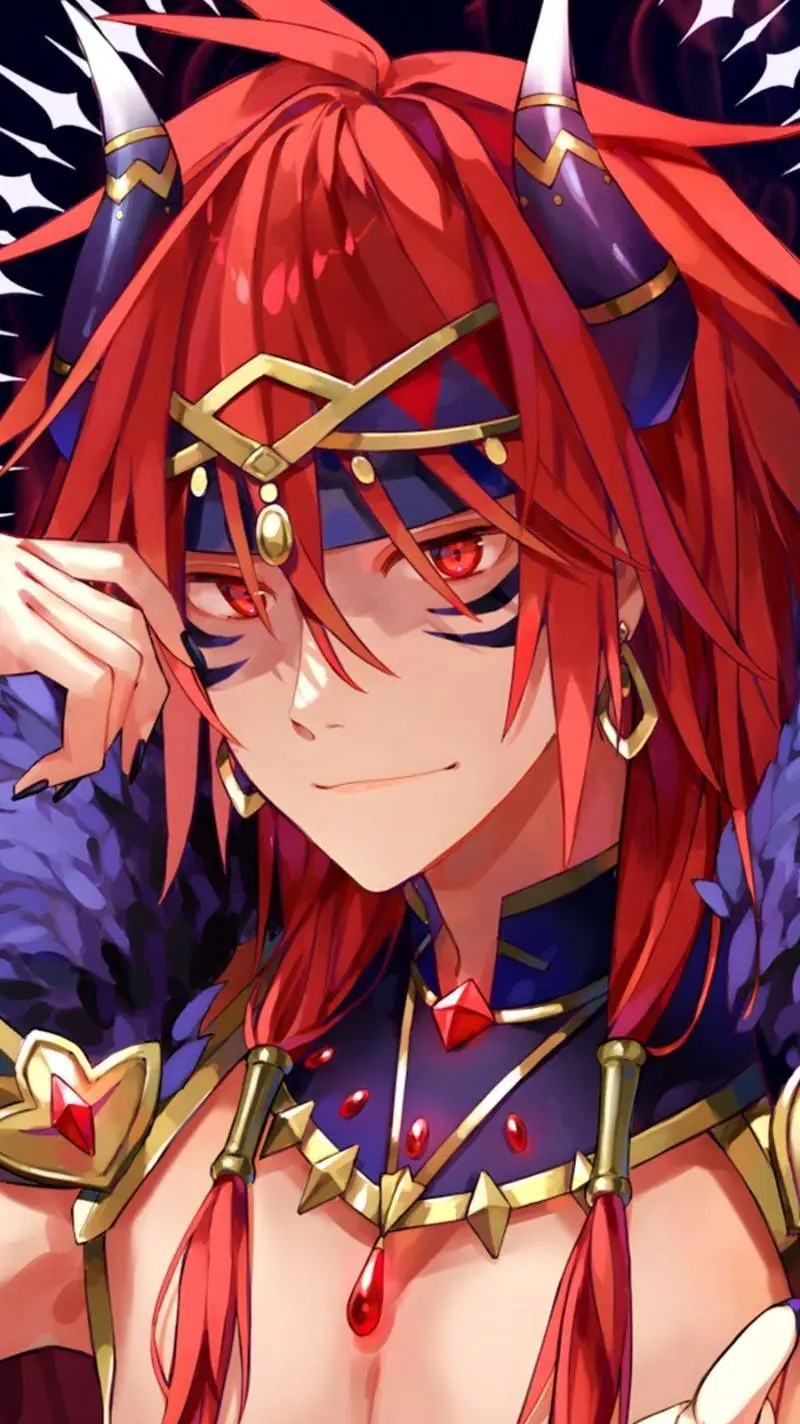ai character: Kikanu RubyRed background