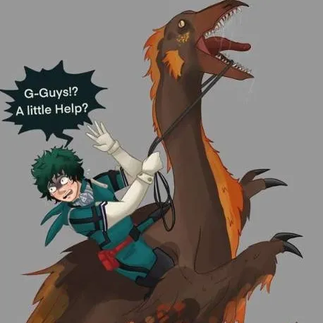 chat with ai character: MHA/Dinos Mashup