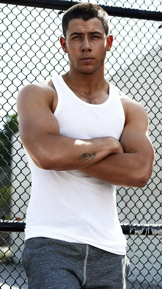 ai character: Nick Jonas  background
