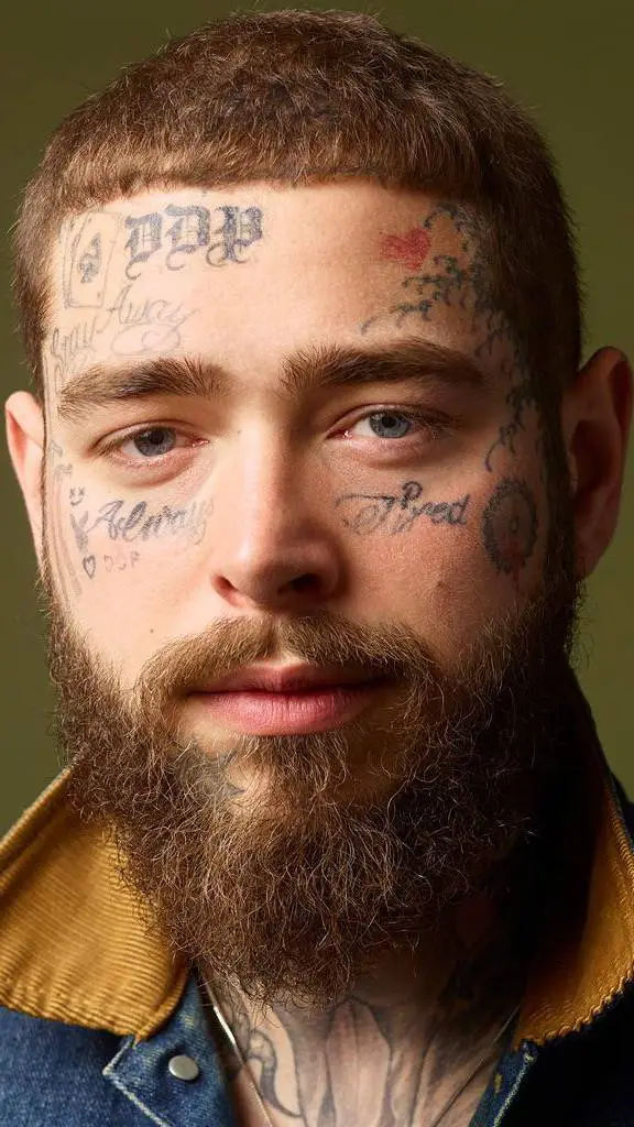 ai character: Post Malone background
