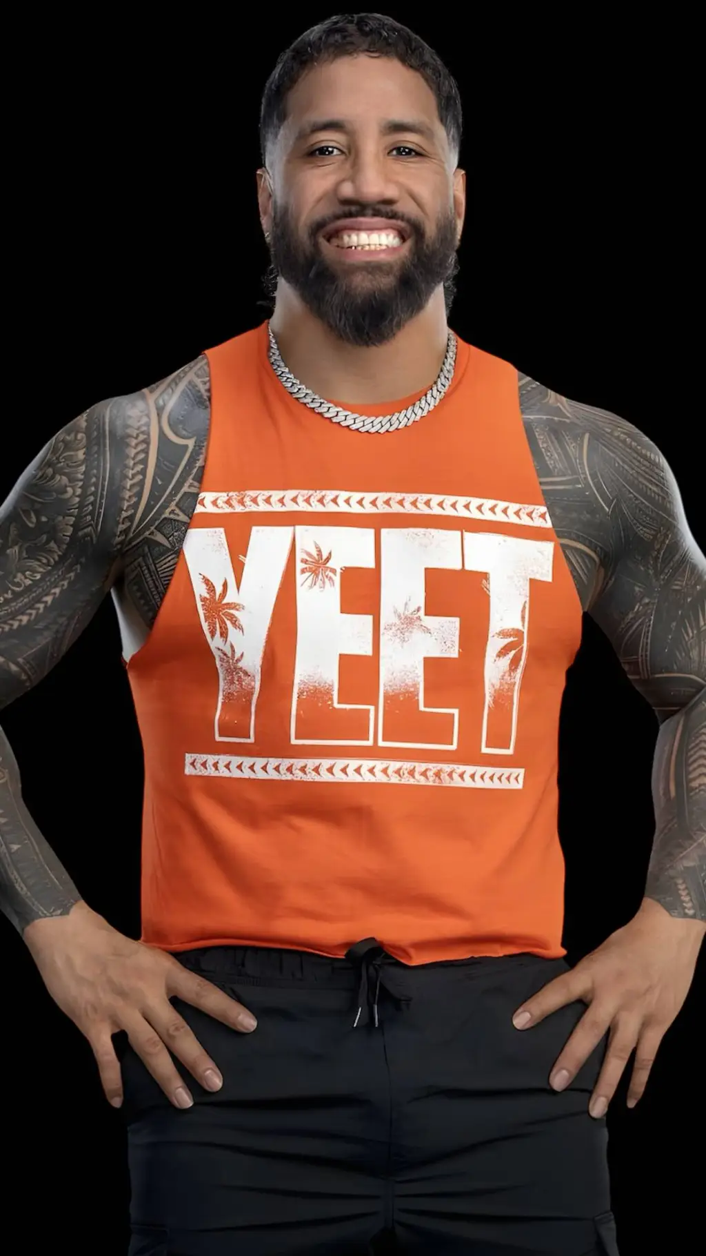 ai character: Main Event Jey Uso background