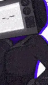 ai character: tv woman background