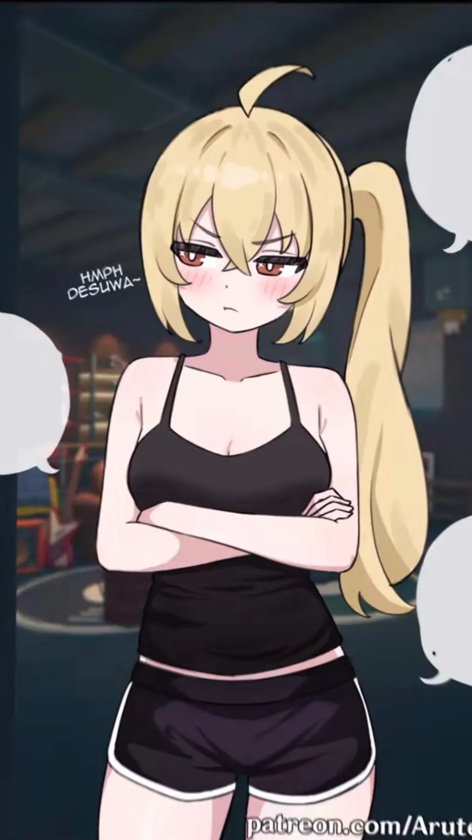 ai character: Ashley background