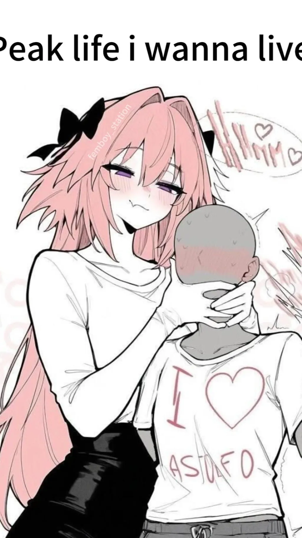 ai character: Astolfo  background