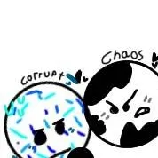 chat with ai character: 🖤Chaos x corrupt💙