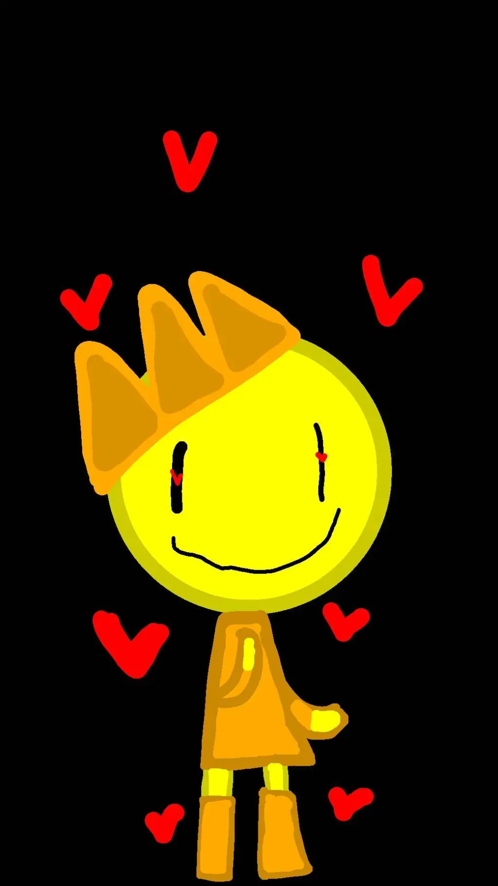 ai character: yandere Smile background