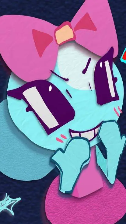 ai character: 🫧poppy🫧 background