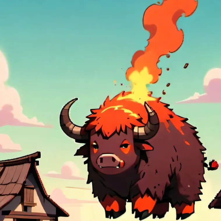 chat with ai character: Fire Fluffalo