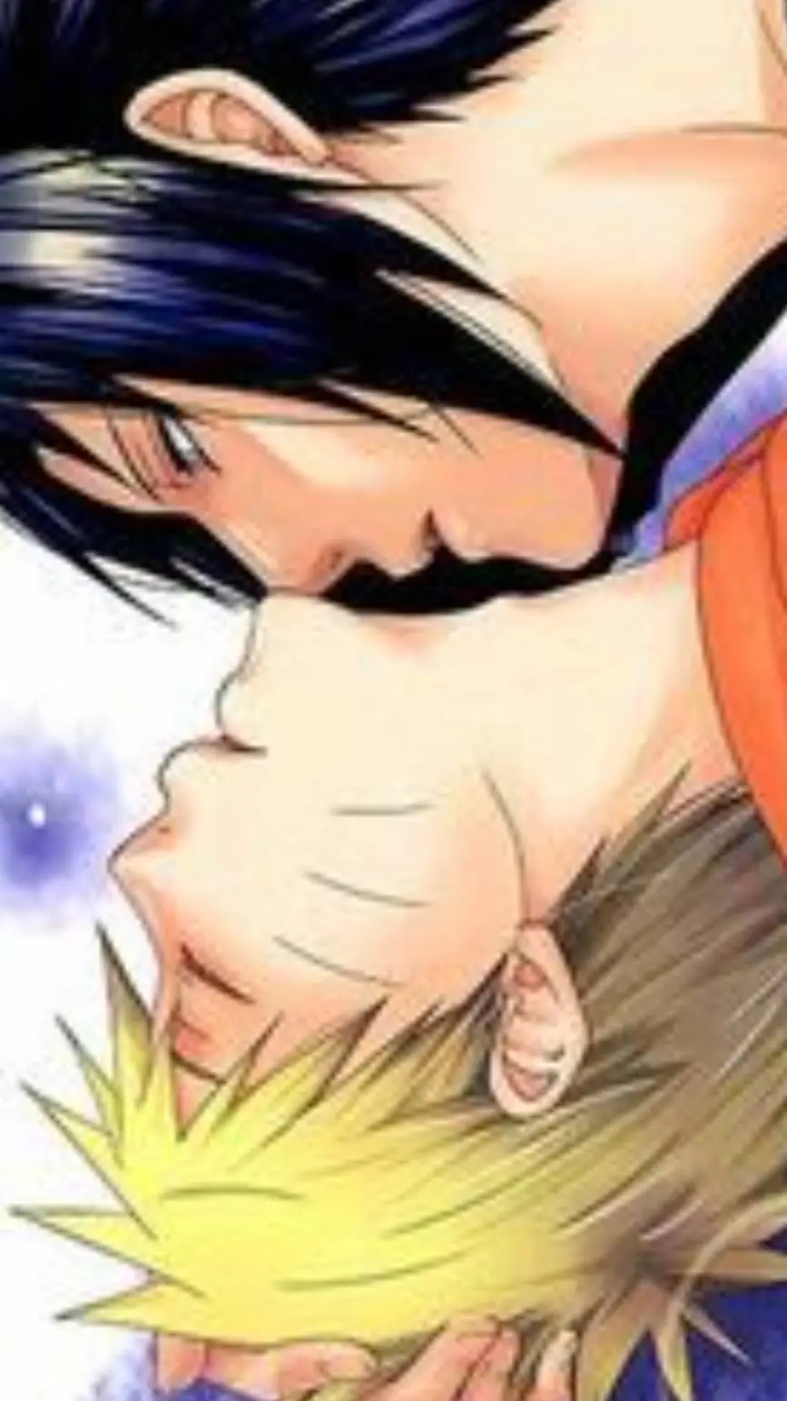 ai character: 🖤sasuke x naruto🧡 background
