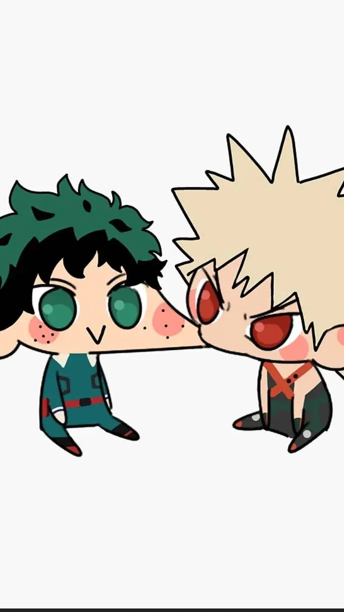 ai character: 🧡bakudeku💚 background