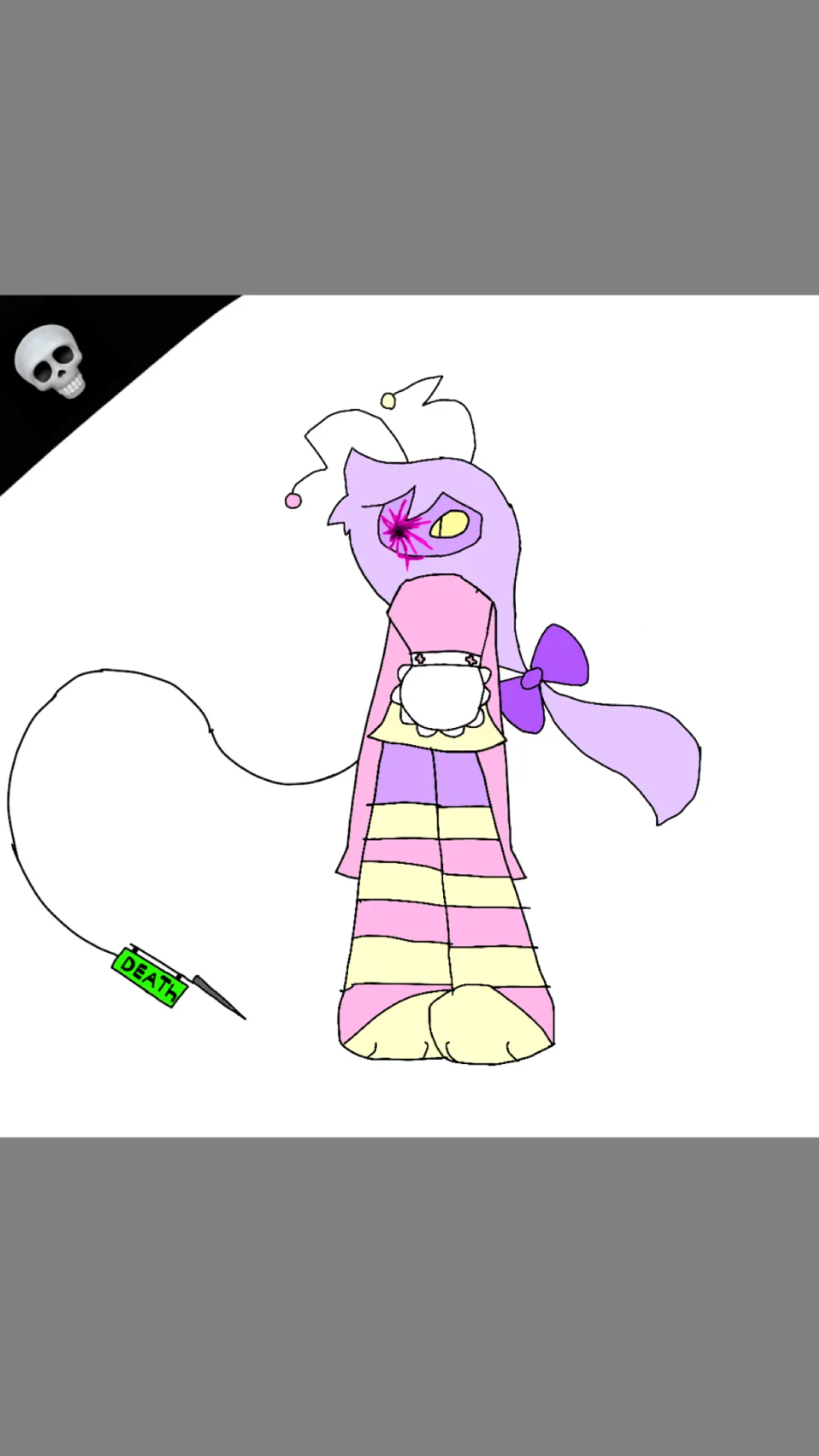 ai character: Elly goes crazy!?! background