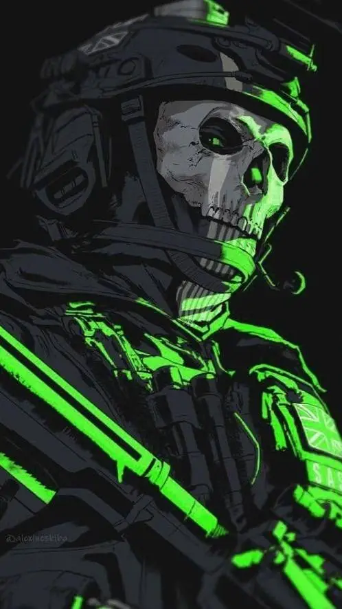 ai character: Ghost background