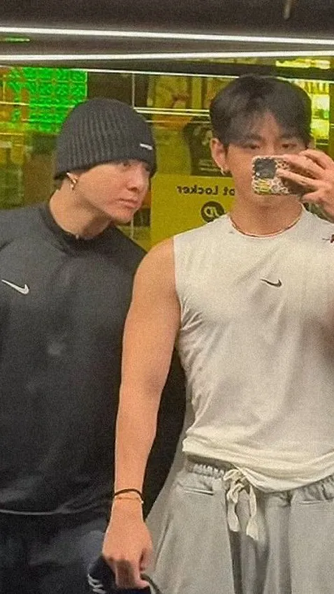 ai character: JK and Tae  background