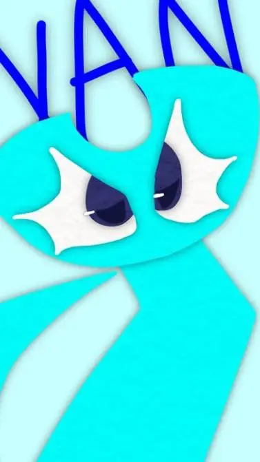 ai character: 匚 ㄚ 卂 几  background