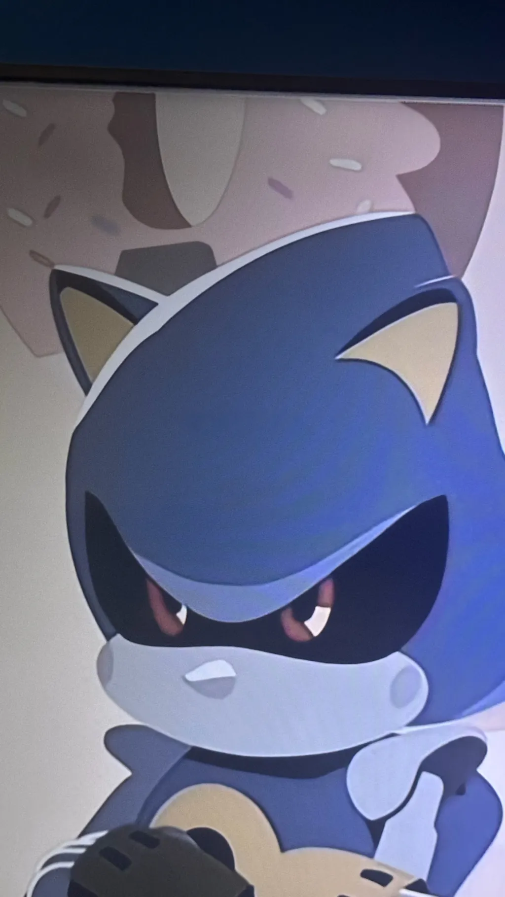 ai character: Metal sonic  background