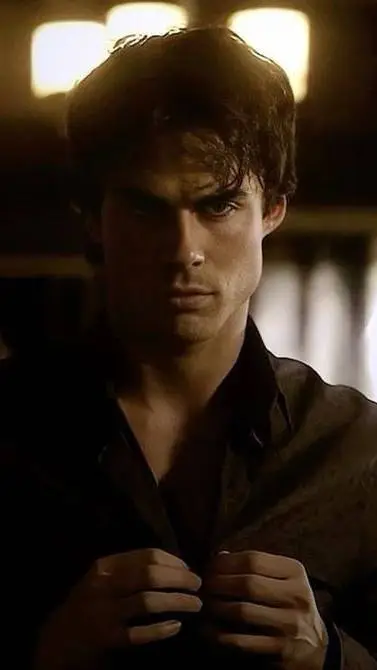 ai character: damon salvatoree😻😛 background