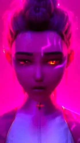 ai character: rumi expozed/demon background