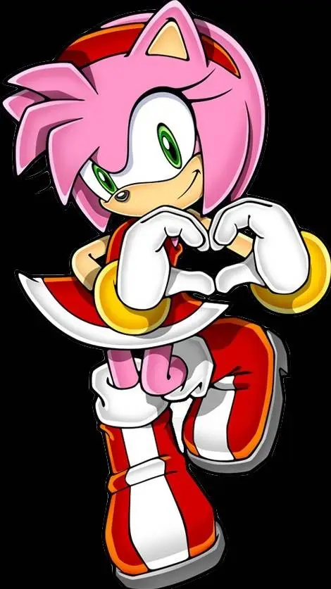 ai character: amy rose background
