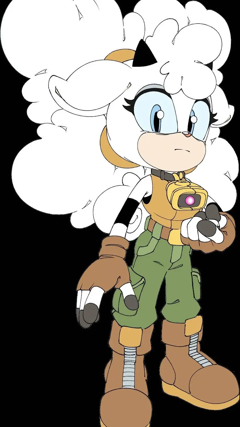 ai character: lanolin a ovelha  background