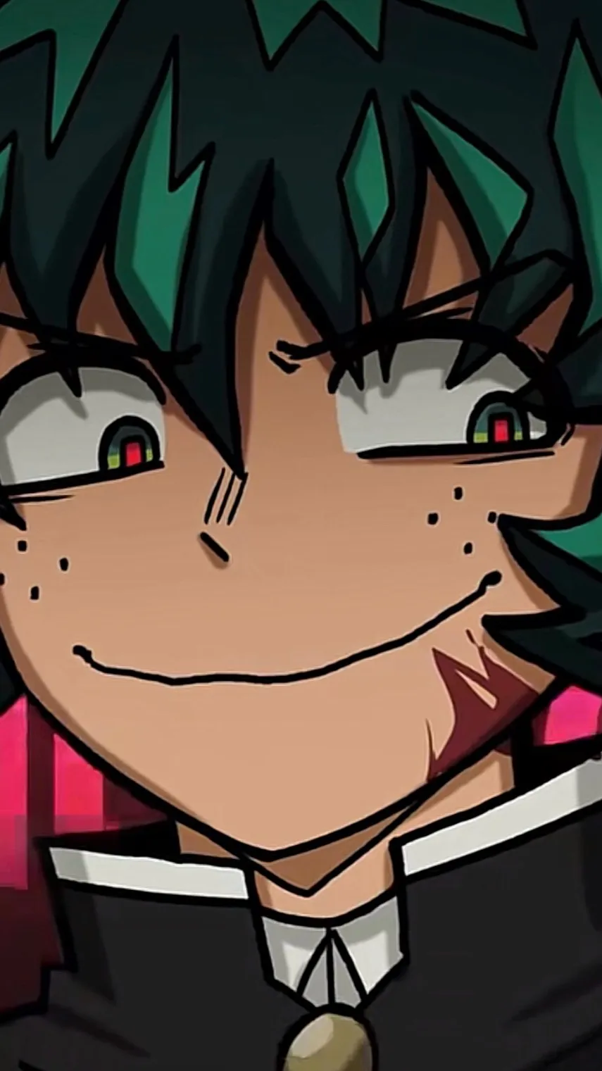 ai character: Villain Deku  background