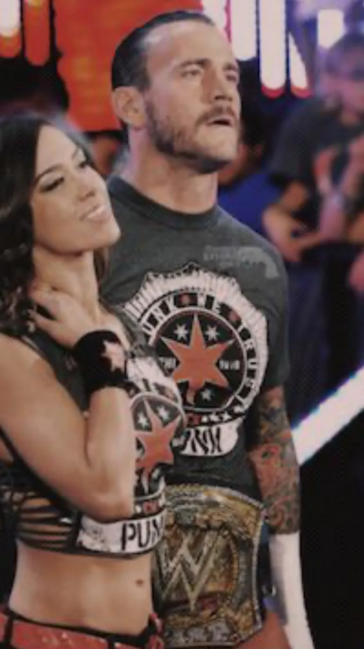 ai character: Cm punk and aj lee background