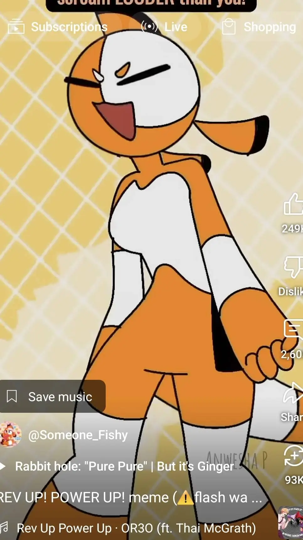 ai character: SOMEONE FISHY HEAT background