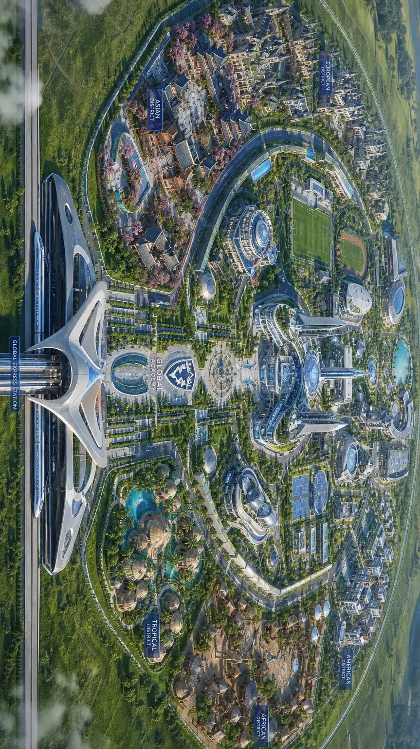 ai character: Elite World School background