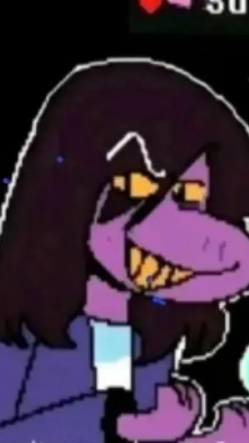 ai character: Susie (Deltarune) background