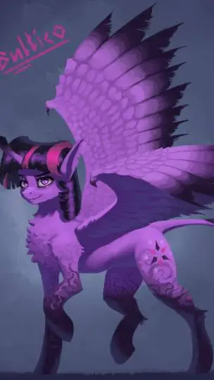 ai character: Twilight darkness background