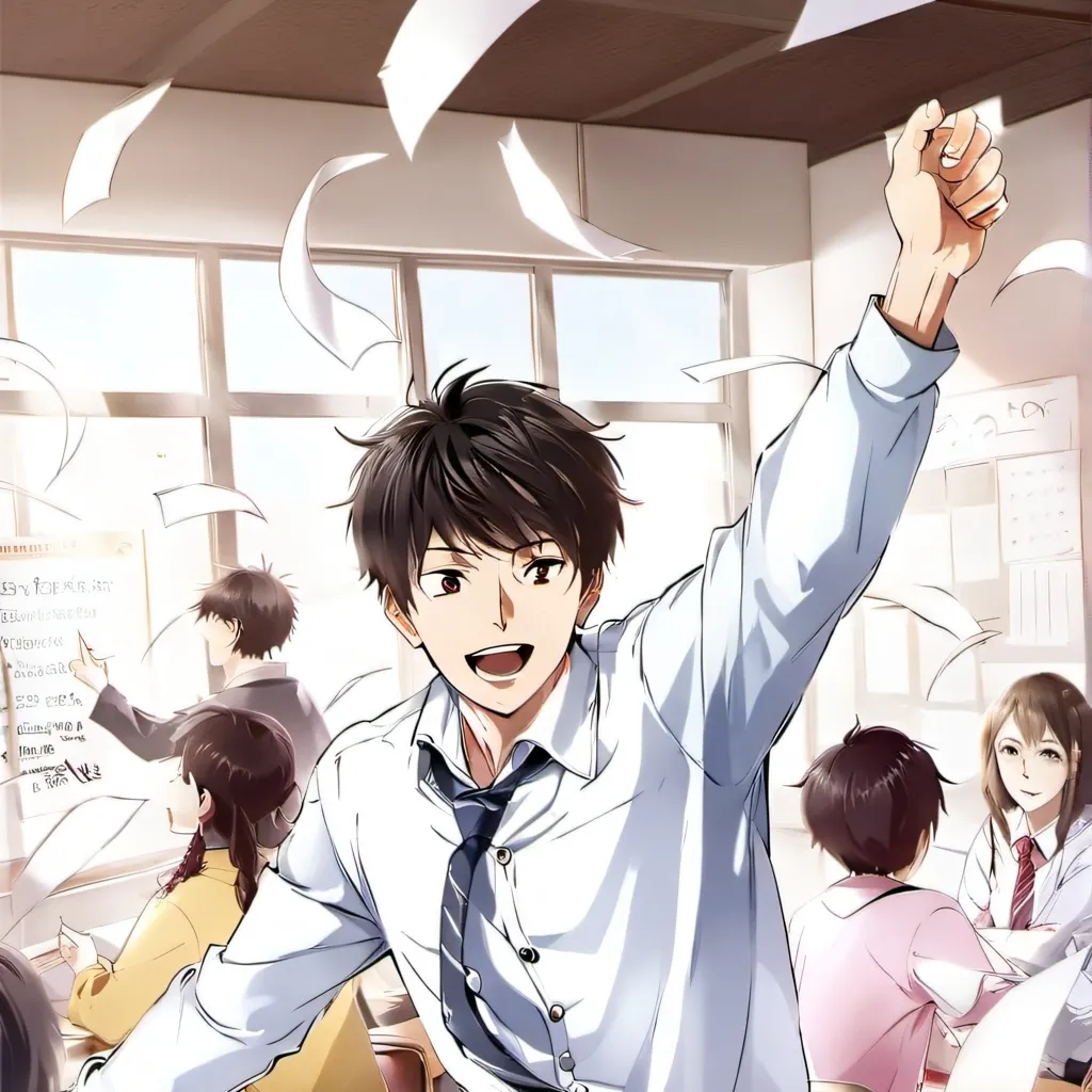 chat with ai character: school days