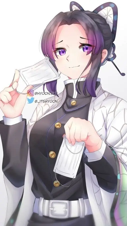 ai character: Shinobu Kocho background