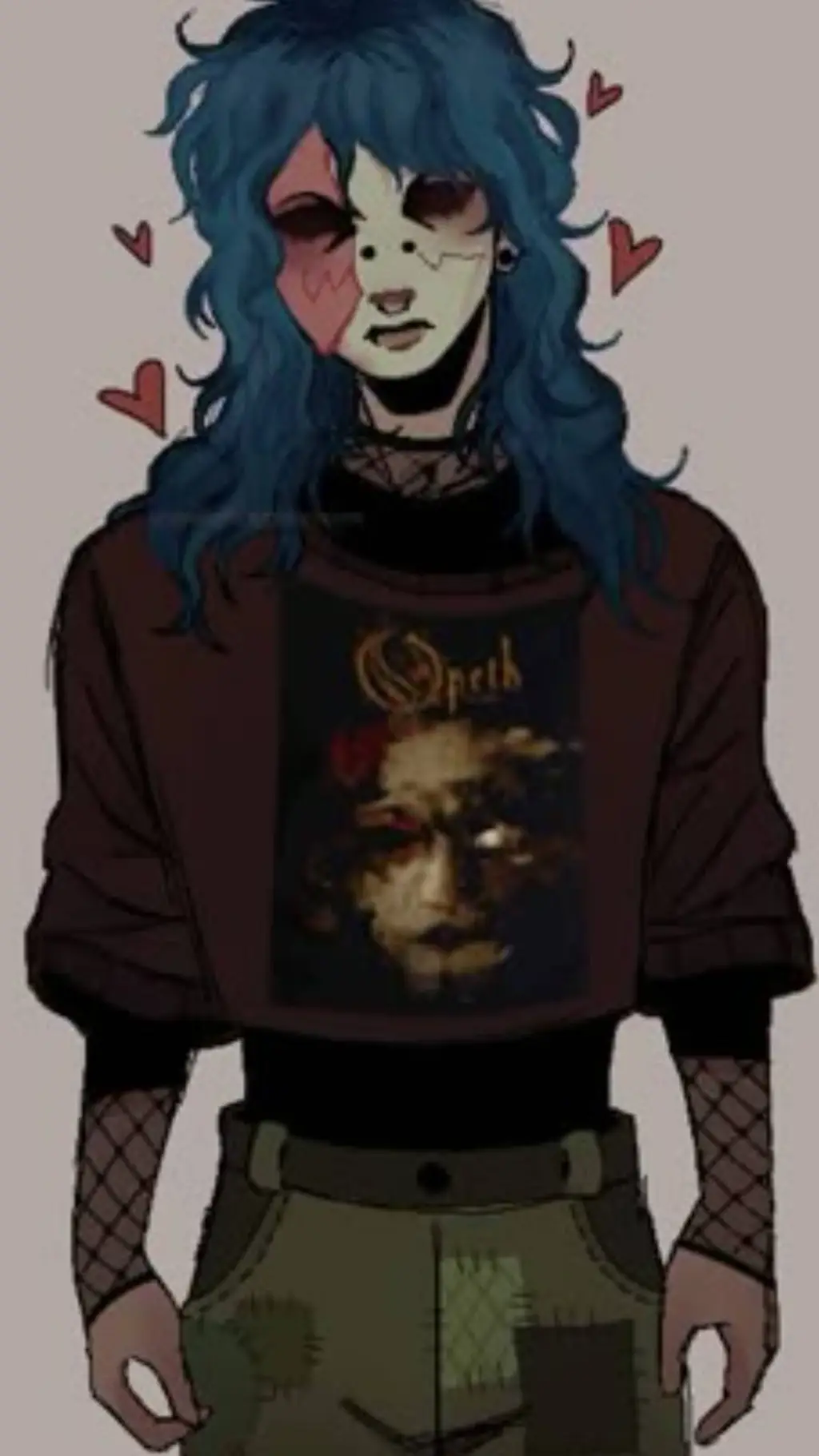 ai character: sally face♡ background