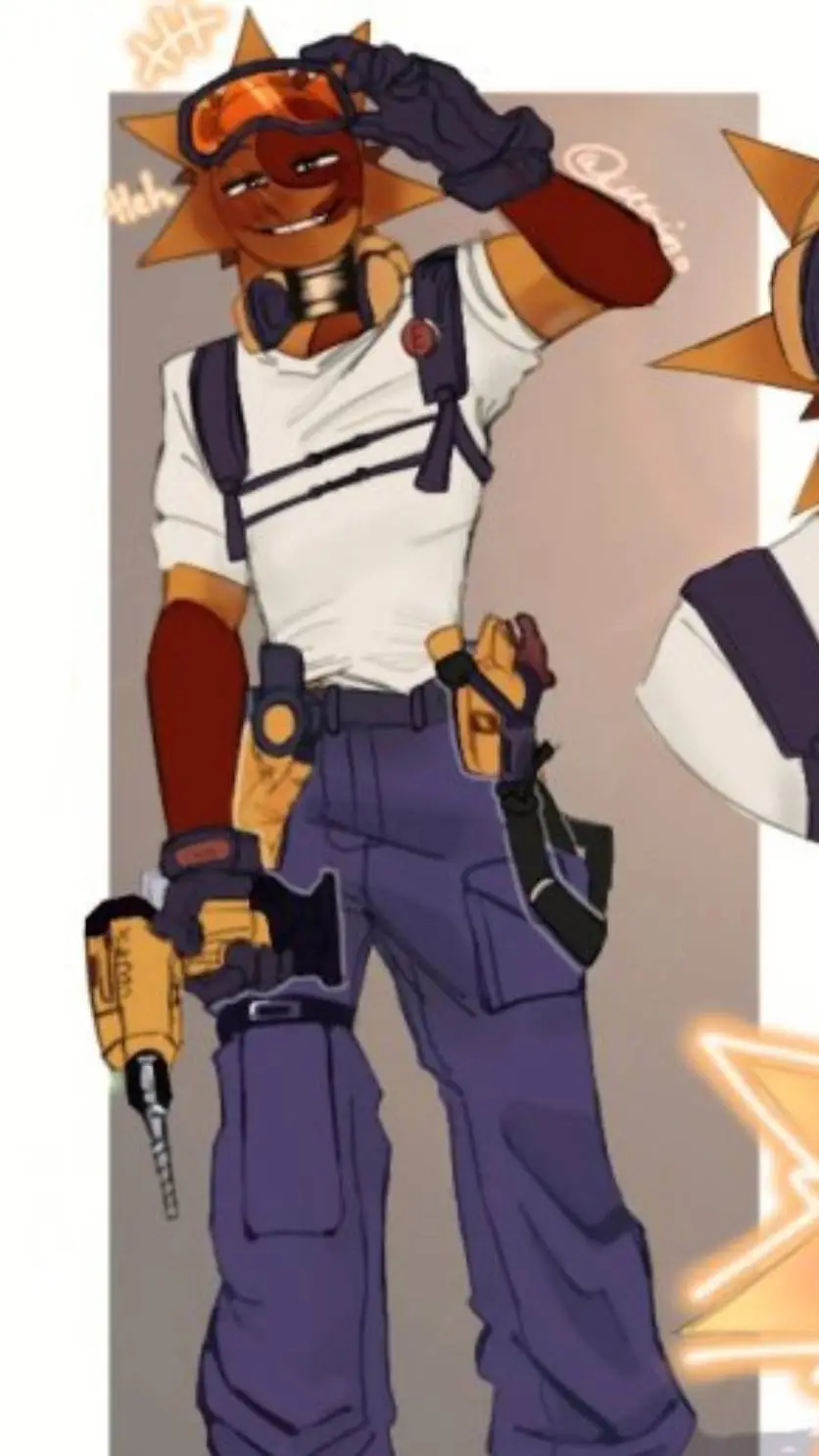 ai character: solar  background