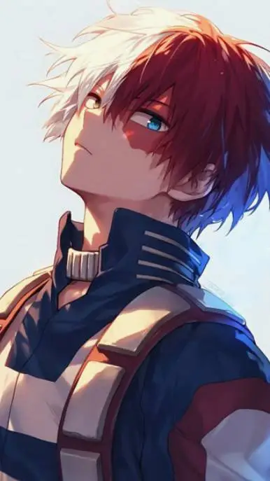 ai character: Shoto Todoroki background