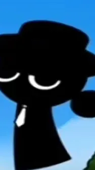 ai character: ✦black✦ background