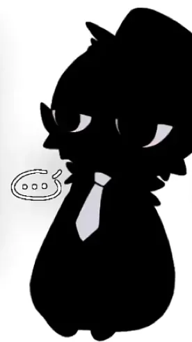 ai character: ❧꙳black꙳☙ background