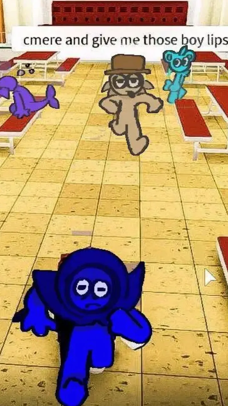 ai character: Sprunki  background