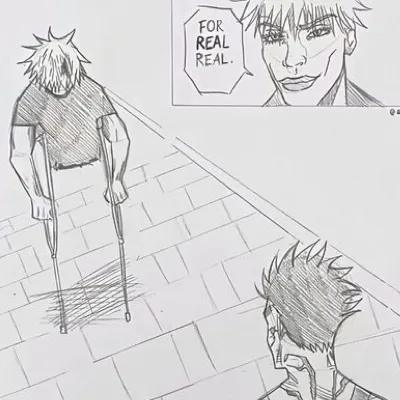 chat with ai character: Gojo/sukana again