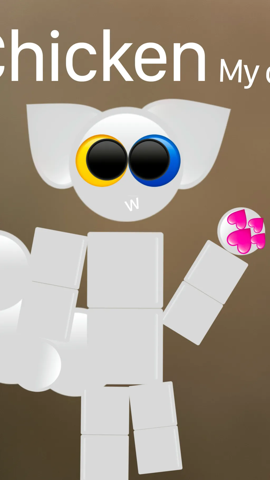 ai character: ￼ Chicken background